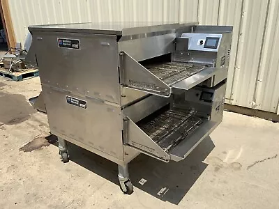 2020 Middleby Marshall PS638G Gas Impingement Conveyor Pizza Oven Double Stack A • $15750