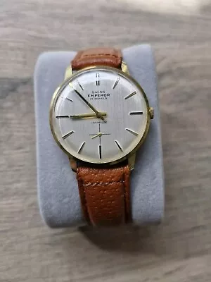 Vintage Emperor 17 Jewels Swiss Watch • £45