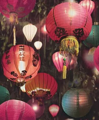 £19.99 • Buy Arthouse Tian Japanese Lantern Wallpaper Oriental Textured Vinyl Paste Wall