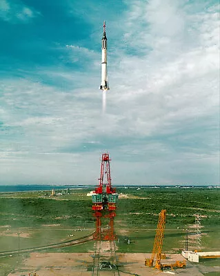 MERCURY-REDSTONE 4 LAUNCH GUS GRISSOM NASA 8x10 GLOSSY PHOTO PRINT • $14.99