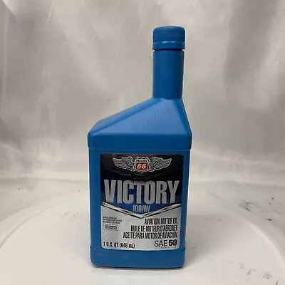 Phillips Victory 66 Aviation 100AW Saw 50 Aircraft Engine Oil - 1 QT • $14.99