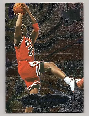 1996-97 Fleer Metal MICHAEL JORDAN Metal Shredders #241 Chicago Bulls MVP HOF • $13.99