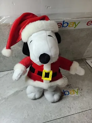 Snoopy Christmas Holiday Santa Claus Suit Plush Stuffed Toy Hallmark Peanuts • $15.40