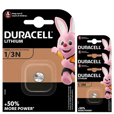 Duracell DL1/3N CR1/3N 2L76 CR11108 Miniature Lithium Battery X 4 *Long Expiry* • £15.39