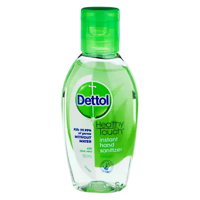 Dettol Healthy Touch Instant Hand Sanitiser Refresh 50mL - Aloe Vera Sanitizer • $12.60