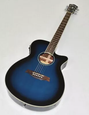 Ibanez AEG10NIITBS Classical Acoustic Electric Guitar Transparent Blue Sunbur... • $239