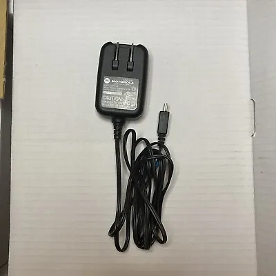 OEM MOTOROLA FMP5185B SPN5185B Cell Phone Wall Travel Charger AC Power 6 Ft Cord • $3.50