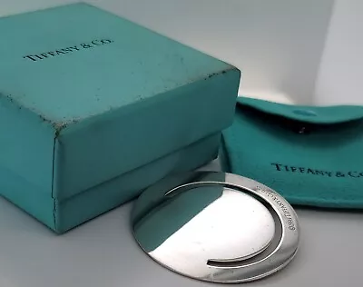 Tiffany & Co.  Vintage Sterling Silver Book Mark W/ Box And Pouch • $149