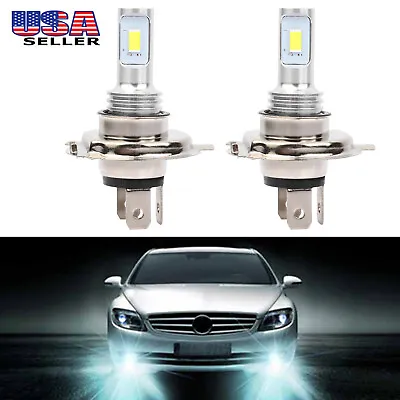 2X 9003 H4 SMD LED Headlight Bulb High Beam 35W 6000K High Power White • $9.29