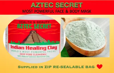 Aztec Secret Indian Healing Clay Facial Acne Deep Cleansing Mask - FAST POST!! • $13.70