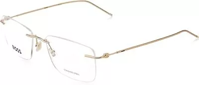 HUGO BOSS 1421 J5G Eyeglasses Gold Frame 57mm • $89.54