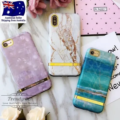 $10.99 • Buy IPhone 6 6s 7 8 X Plus Marble Pattern Shockproof Heavy Duty Fashion Case Cover