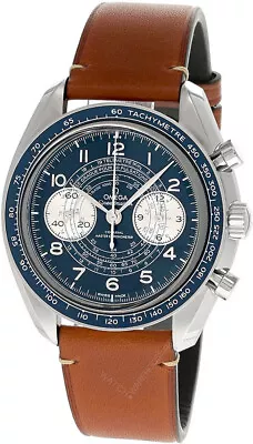 OMEGA Speedmaster Chronoscope 43MM AUTO Leather Men's Watch 329.32.43.51.03.001 • $6300