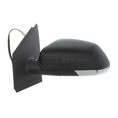 VW Polo Mk4 9N3 2005-2010 Door Wing Mirror Manual Cable Black Passenger Side • $53.09