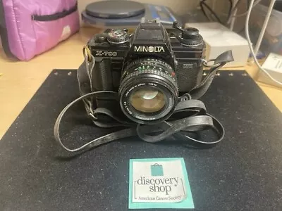 Vintage Minolta X-700 35mm SLR Film Camera W/ 50mm Lens & Auto Winder Japan DS30 • $125
