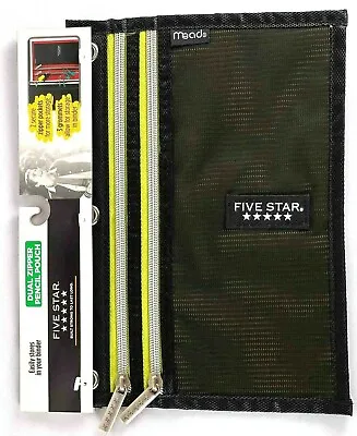 Five Star 2 Zipper Active 3 Grommet Binder Pencil Pouch  • $8.99