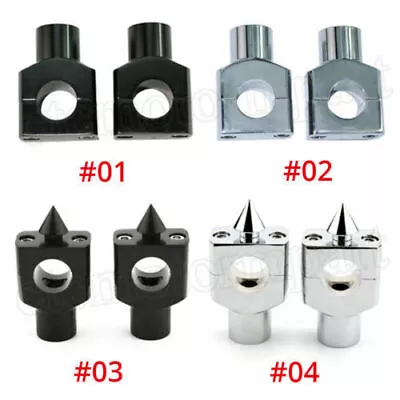 $39.82 • Buy 2pcs Motorcycle 1  Inch Handlebar Risers For Yamaha V Star 650 XVS650 Custom