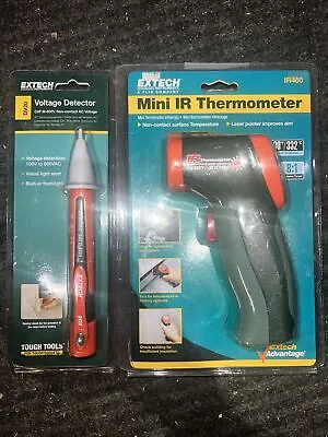 Extech IR400 Mini IR Thermometer + DV20 Voltage Detector • $22