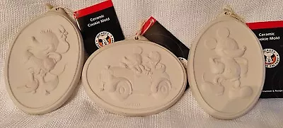 Disney Cookie Art Donald Duck Mickey And Minnie Mouse Cookie Molds NWT Set Of 3 • $40