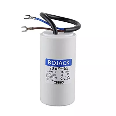 70 Uf 450 V Ac 70 Mfd Cbb60 Wire Lead Cylinder Motor Run Sh Capacitor • $18