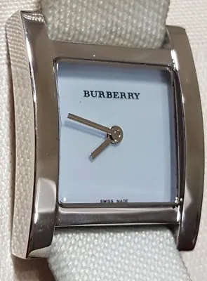 $99 • Buy Burberry Watch BU4312 01957  30M/100 Feet Swiss Made Canvas Strap Runs Great