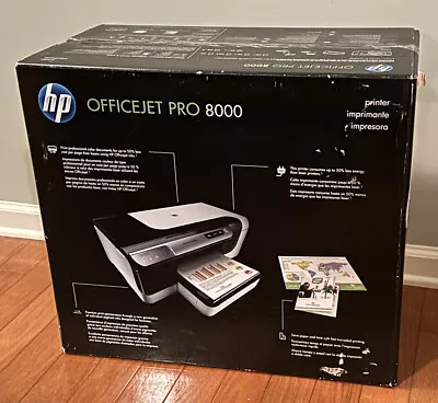 Brand New HP Officejet Pro 8000 Wireless Color Inkjet Printer Auto-Duplex 35ppm • $160