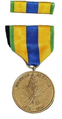 Us Army  For Service  Medal  Mexican Service  1914-1917 & Ribbons *many Others* • $175