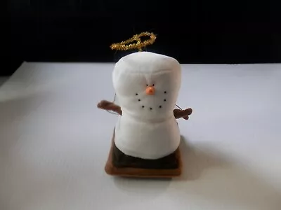 Original S'mores Marshmallow Plush Snowman Angel Christmas Decoration By Midwest • $10