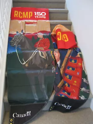 2023 150 Years RCMP Royal Canadian Mounted Police Cloth City Light Post Banners • $74.99