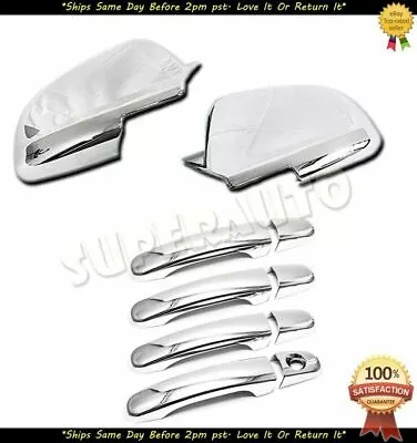 Chrome Door Mirror & Handle  Covers For 2008-2012 Chevy Malibu 2009 2010 2011 • $42.99