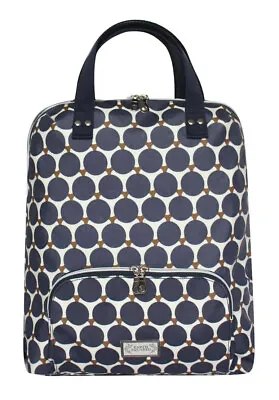 £45.99 • Buy Earth Squared Fair Trade Oil Cloth Backpack Rucksack Bag Portabello Blue