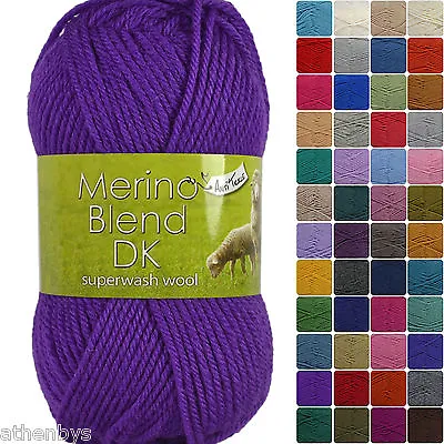 King Cole Merino Blend DK 100% Superwash Wool 50g Balls • £2.89