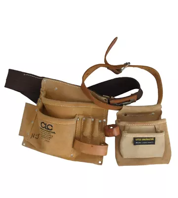 Custom Leather Craft CLC Tool Pouch Belt 245X & Little Contractor Tool Pouch • $19.99