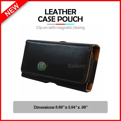 Genuine Durable Leather Pouch Phone Case For Microsoft Surface Duo 2 • $7.99