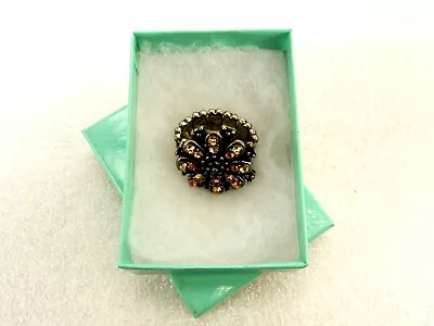 Expandable Ladies Flower Ring Size 8.75 - 13  Vintage Costume Jewelry JWL-162 • $14.95