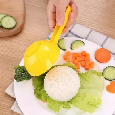 Rice Scoop Mold Non-stick DIY Sushi Mold Rice Ball Spoon Premium Half Round Jz • £4.01