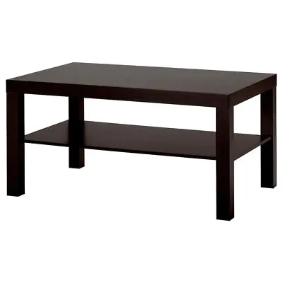 2 Tier Coffee Side Table Dining Living Room Furniture Wood Couch Storage 90x55cm • £45.99