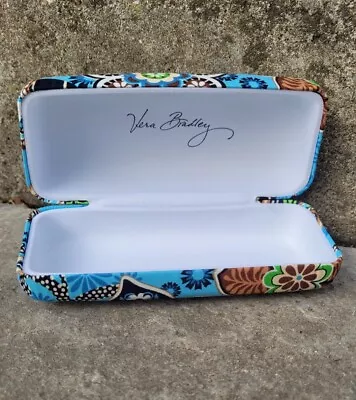 Vera Bradley Hard Clamshell Reading Glasses/ Eyeglasses Case  Bali Lagoon  • $16