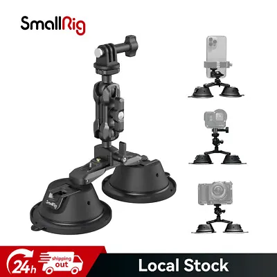 SmallRig Dual Suction Mount For GoproCamera Car Windshield Mount For Video 3566 • $64.90