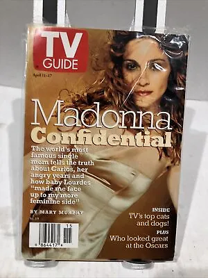 TV Guide April 11 1998 Madonna Dennis Franz Lloyd Bridges No Label LI NY Edition • $8.10