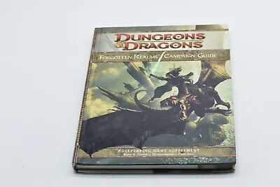 D&D 4e Forgotten Realms Campaign Guide WITH MAP! Cordell Greenwood -FREE SHIP • $90