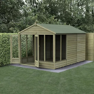 Summer House 8 X 12ft Garden Building Room Studio Office Oakley Overlap Apex • £1150.49