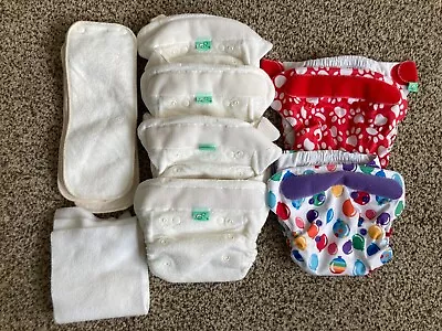 Tots Bots Bamboozle Resuable Nappies X4 (Size 2) • £35