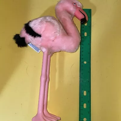 Dakin Pink Flamingo Plush 12” Plastic Legs Vintage 1980s Toy • $14.79