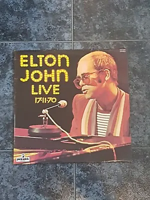 £9.99 • Buy Elton John 12 Inch Vinyl Album. Live 17-11-70.  1971
