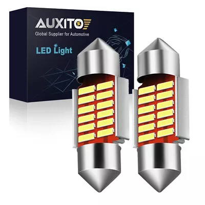 AUXITO 31MM Festoon DE3175 LED Map Dome Interior Light Bulbs 6000K White CANBUS • $8.54