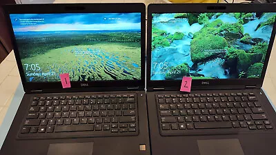 LOT Of 2: Dell Latitude 5490 I5-8350U 1.7GHz 16GB RAM 256GB SSD 14  LCD  -READ • $147.70