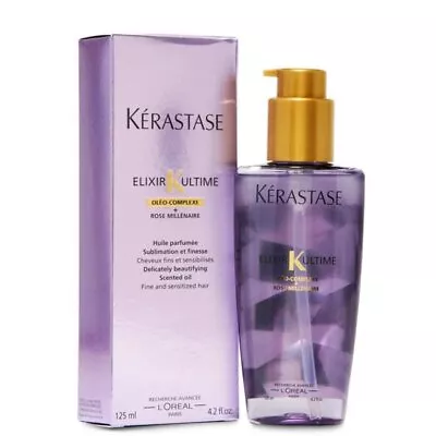 NEW IN BOX Kerastase Elixir Ultime Rose Millenaire Fine Hair 4.2oz 125ml • $62.99