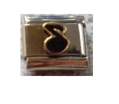 9mm  Italian Charm  E86 Music Note  Fits Classic Size Bracelet • £3.99