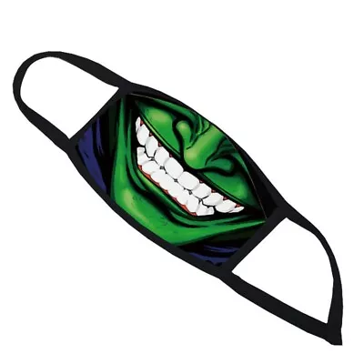 New!!! Green Joker Face Mask - Machine Washable Fabric • $14.95